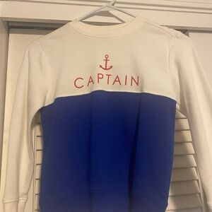 Boys Janie and Jack Captain Nautical Sweatshirt